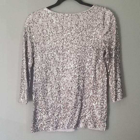 J Crew Factory Sparkle Top - Picture 2 of 4
